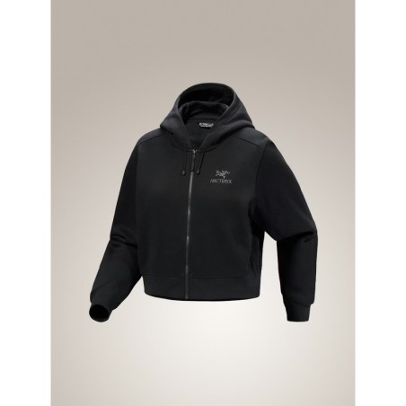 W´s Emblem Fleece Full Zip Crop Hoody