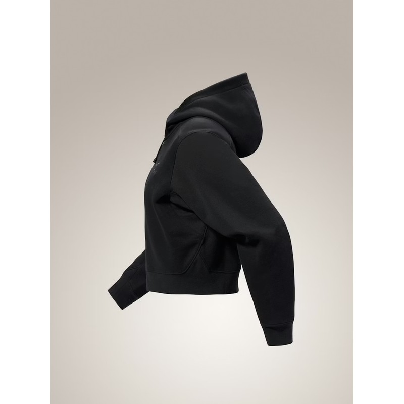 W´s Emblem Fleece Full Zip Crop Hoody