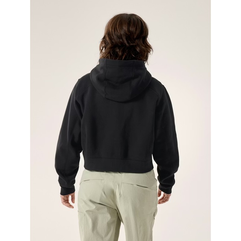 W´s Emblem Fleece Full Zip Crop Hoody