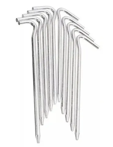 Tältpinnar Standard 10-P, Meshbag