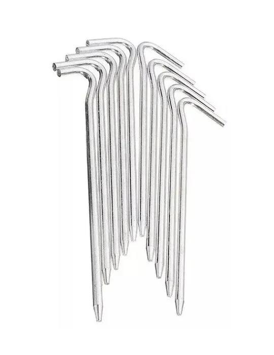 Tältpinnar Standard 10-P, Meshbag