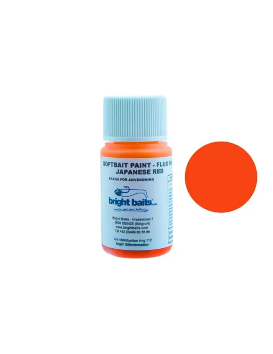 Softbait Paint Fluo UVJapanese Red