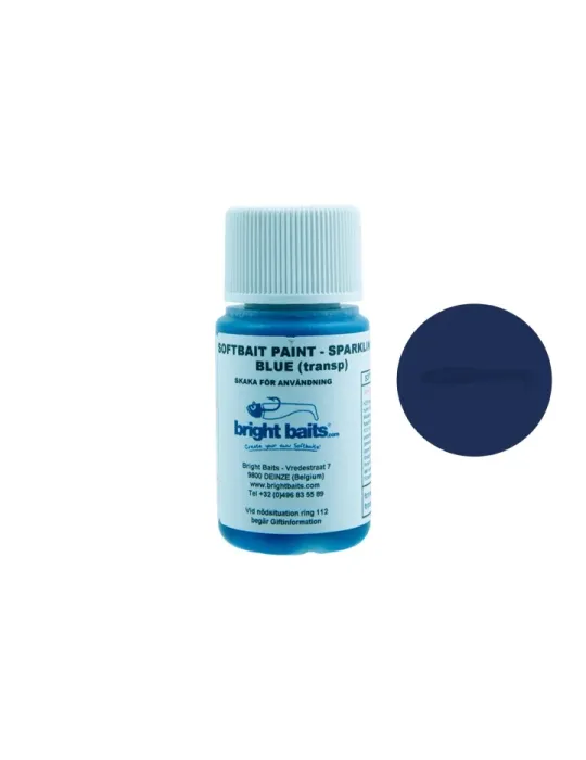 Softbait Paint Sparkling Blue Transparent