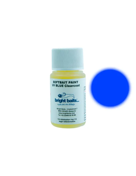 Softbait Paint UV Blue Clearcoat