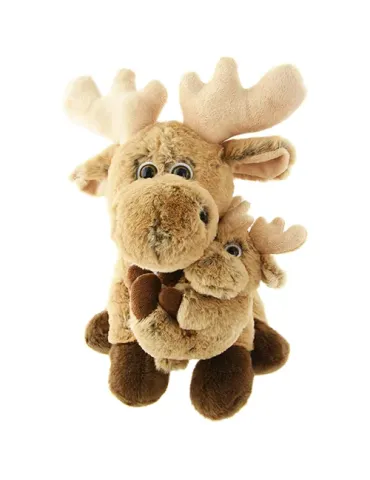 Älg Med Älgbebis 25cm