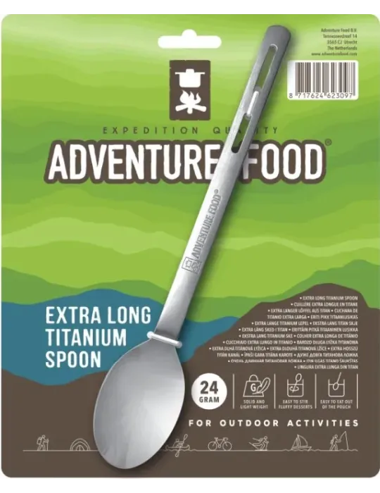 Extra Long Titanium Spoon