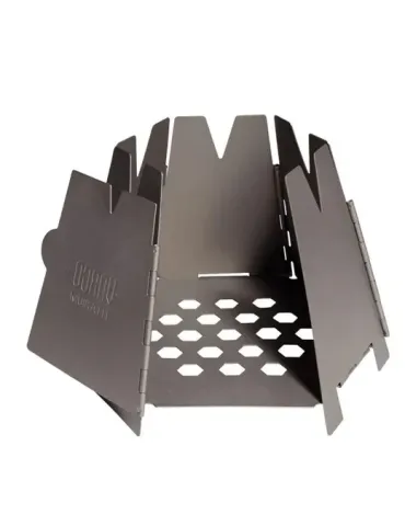 Titanium Hexagon Wood Stove