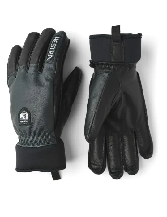 Army Leather Wool Terry - 5 Finger