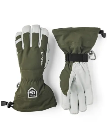 Army Leather Heli Ski - 5 Finger