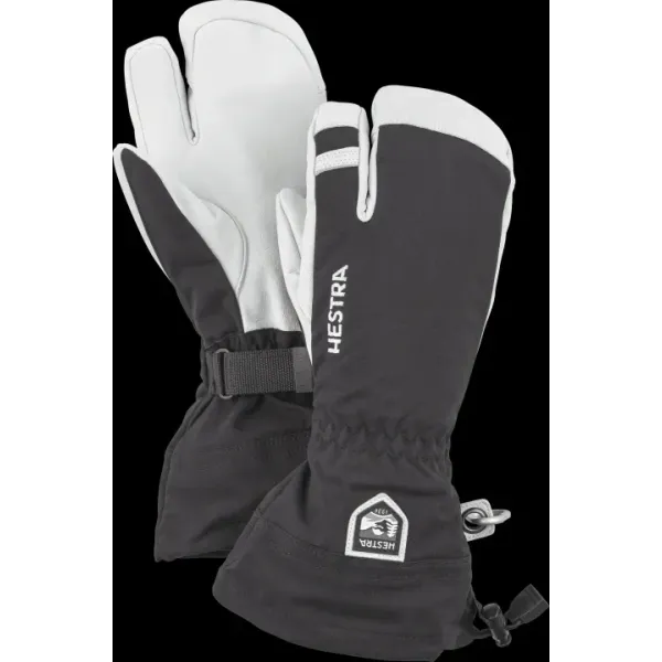 Army Leather Heli Ski 3-Finger