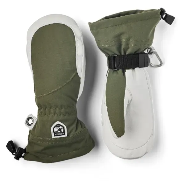 Army Leather Heli Ski Mitt