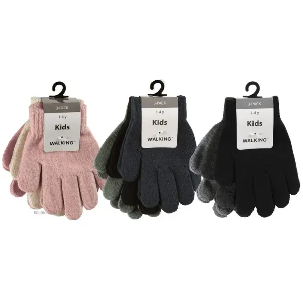 Magisk Vante 1-4 år 3 Pack