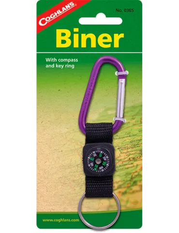 Biner With Compass And Key Ring