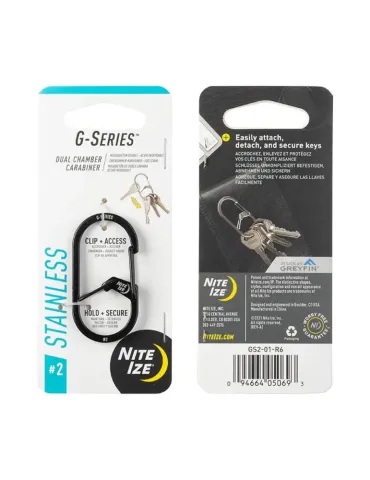 G-Series Dual Chamber Carabiner Stainless 2