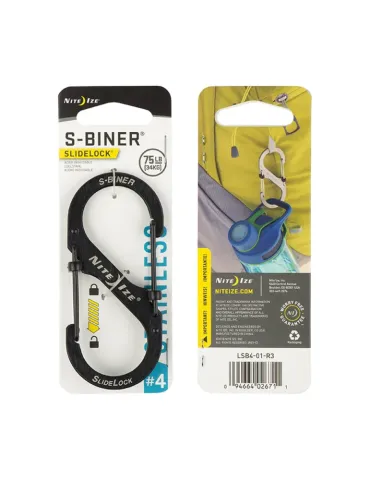S-Biner SlideLock Dual Carabiner Stainless 4