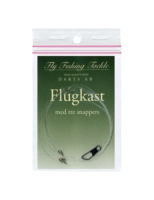 Flugkast m. 3 Snappers