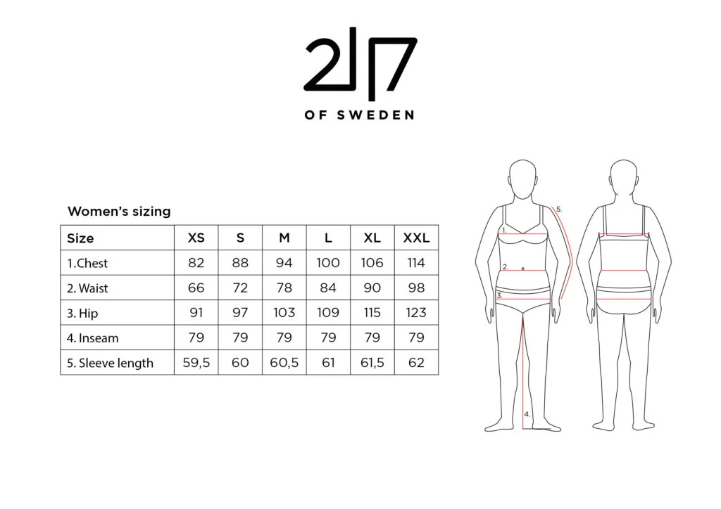 2117 Storleksguide Women